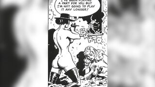 COWGIRLS AT WAR - FETISH BABES ILLUSTRATIONS - RUSS HEATH