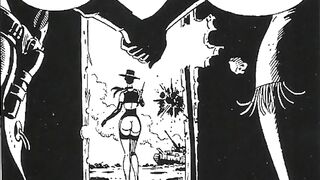 COWGIRLS AT WAR - FETISH BABES ILLUSTRATIONS - RUSS HEATH