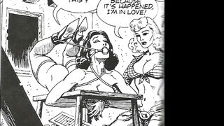 COWGIRLS AT WAR - FETISH BABES ILLUSTRATIONS - RUSS HEATH