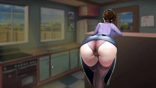 Taffy Tales-Hairy Big Pussy Gets Licked Upskirt Scene