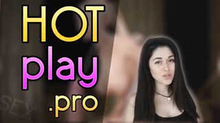 Girl caresses dick and tranny's balls - 3D Futanari Blowjob
