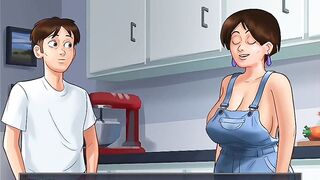 Summertime Saga - All Scenes Aunt Diane