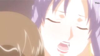 Delicate Cartoon Couple Anal Creampie