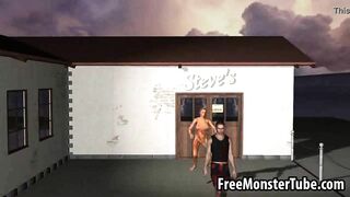 Hot 3D zombie honey getting fucked deep and hard