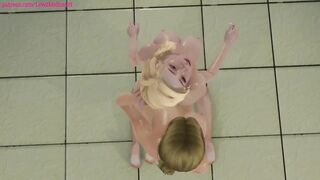 Thicc Angel fucked by futa