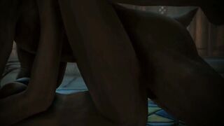 Skyrim bitch gets fucked in temple