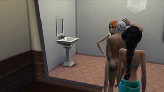 Princess Anna Gets Fucked by the Witcher in the Toilet of the Castle | Disney Princess