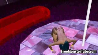 Hot 3D brunette babe getting fucked hard by Naruto