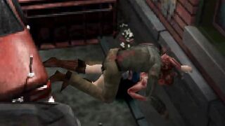 [Ryona] Jill Valentine Eat By Zombie back [Suit Normal]