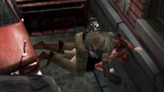 [Ryona] Jill Valentine Eat By Zombie back [Suit Normal]