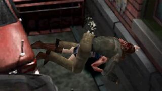 [Ryona] Jill Valentine Eat By Zombie back [Suit Normal]