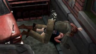[Ryona] Jill Valentine Eat By Zombie back [Suit Normal]