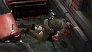 [Ryona] Jill Valentine Eat By Zombie back [Suit Normal]