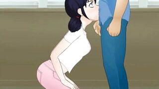super deepthroat marinette