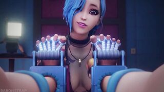 Jinx Tickles Akali