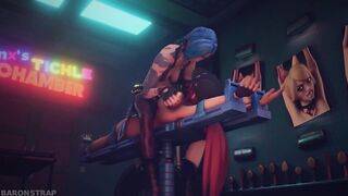 Jinx Tickles Akali