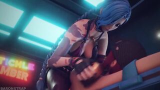 Jinx Tickles Akali