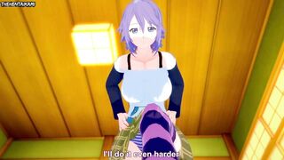 Hentai POV Feet Mizore Shirayuki Rosario + Vampire Pleases You With Her Feet!