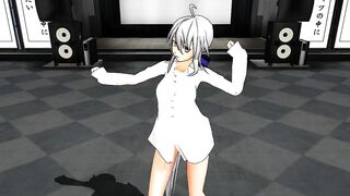 【MMD】Haku-san - Swing dance【R-18】