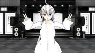 【MMD】Haku-san - Swing dance【R-18】