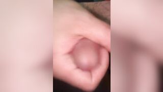 Just the tip while watching hentai