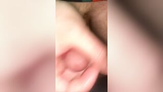 Just the tip while watching hentai