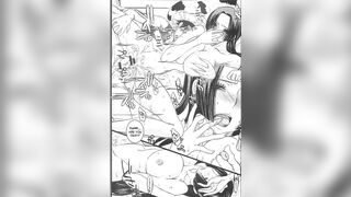 ONE PIECE - HORNY BOA HANCOCK HELP LUFFY CUM / BLOWJOB / FINGER FUCK