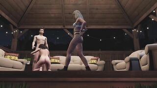 HouseParty Game - Vickie and Katherine Threesome