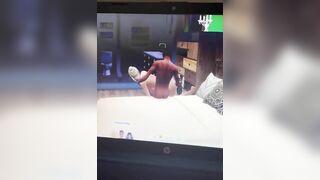 Sexy sim takes big black cock