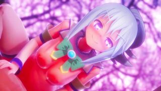 Cherry-blossom viewing - Aqua KONOSUBA