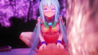 Cherry-blossom viewing - Aqua KONOSUBA