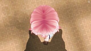 3D HENTAI Schoolgirl sucks teacher's cock after school