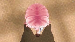 3D HENTAI Schoolgirl sucks teacher's cock after school