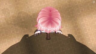 3D HENTAI Schoolgirl sucks teacher's cock after school