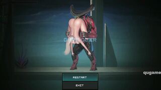 Dark Star act hentai | Cute blonde girl with big tits and big ass fuck in game | blonde hentai