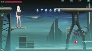 Dark Star act hentai | Cute blonde girl with big tits and big ass fuck in game | blonde hentai