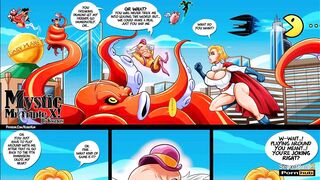 Power Girl Mystic Mr. Triple X - Power Girl Gets Anal Fucked by Big Cock Villian