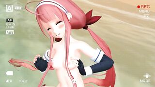 【MMD】Efu-chan in erotic dance Marine Dreamin【R-18】