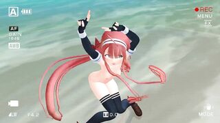 【MMD】Efu-chan in erotic dance Marine Dreamin【R-18】