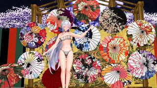 【MMD】Haku-sans - Paradise Jodo【R-18】
