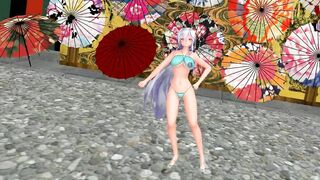 【MMD】Haku-sans - Paradise Jodo【R-18】