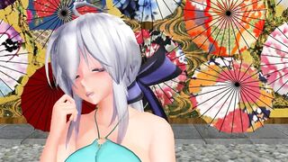 【MMD】Haku-sans - Paradise Jodo【R-18】