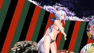 【MMD】Haku-sans - Paradise Jodo【R-18】