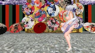 【MMD】Haku-sans - Paradise Jodo【R-18】