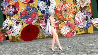 【MMD】Haku-sans - Paradise Jodo【R-18】