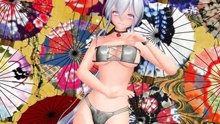 【MMD】Haku-sans - Paradise Jodo【R-18】