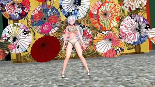 【MMD】Haku-sans - Paradise Jodo【R-18】