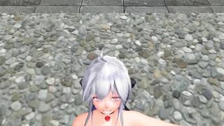 【MMD】Haku-sans - Paradise Jodo【R-18】