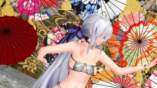 【MMD】Haku-sans - Paradise Jodo【R-18】