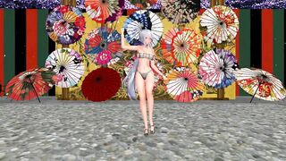【MMD】Haku-sans - Paradise Jodo【R-18】